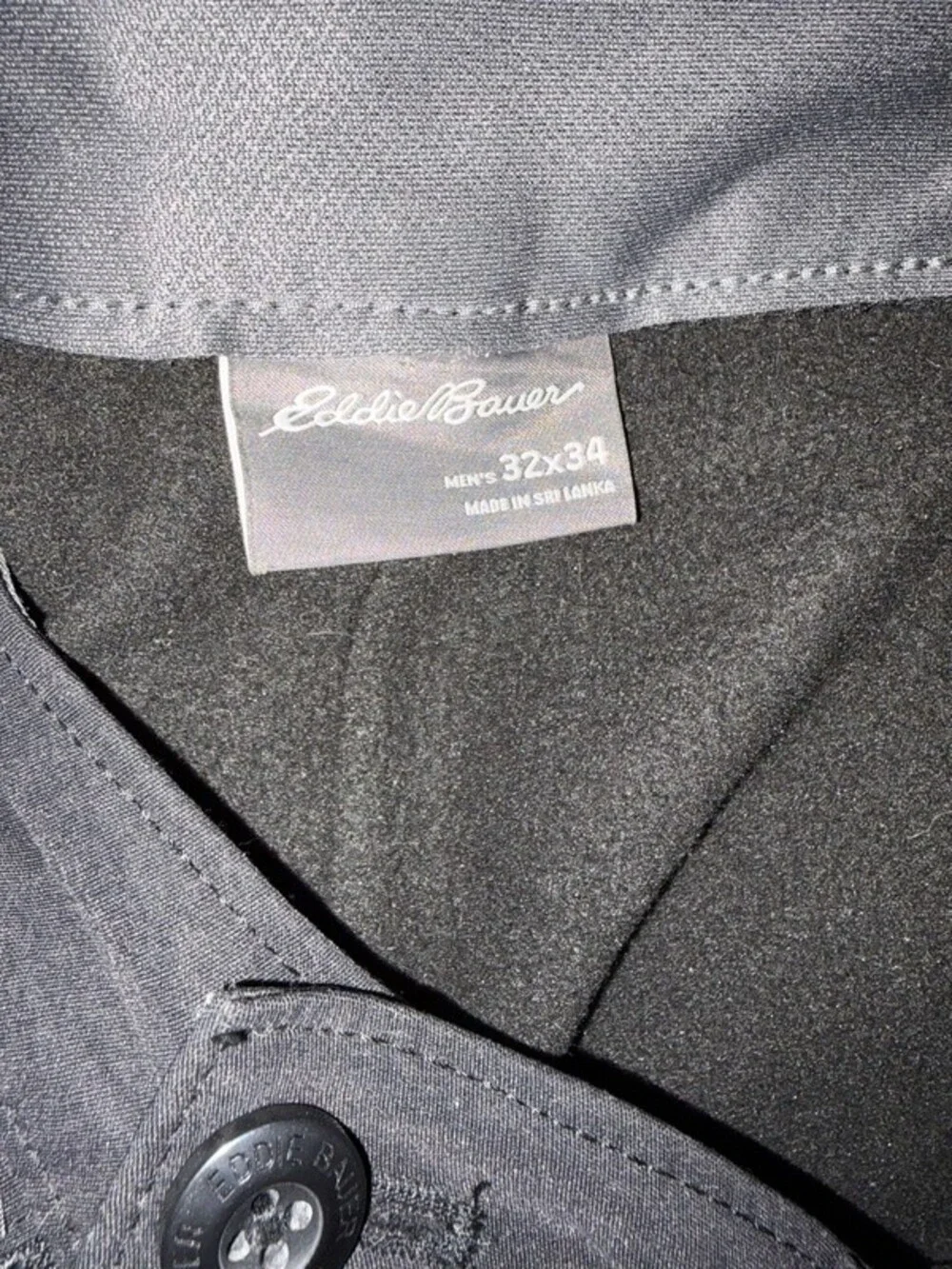 Eddie Bauer Men's 32x34 Black Technical Winter Pants
